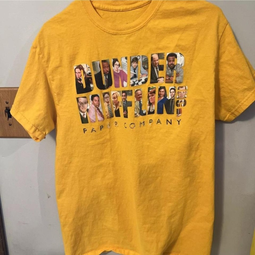 The‎ Office cast design Graphic Yellow Tee